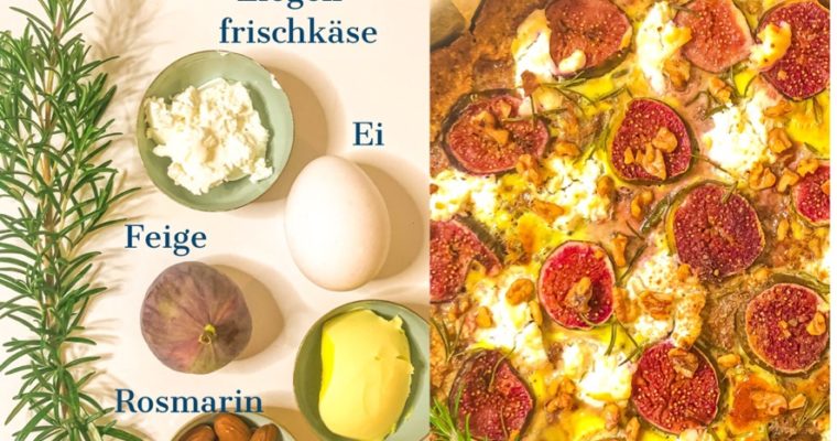 Lowcarb Tarte mit Feigen & Rosmarin