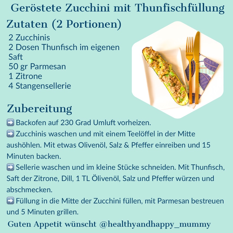 Zucchini mit Thunfisch