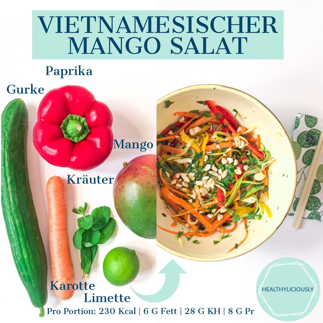 Vietnamesischer Mango Salat