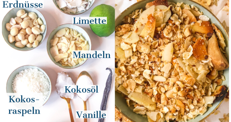 Lime-Coco Granola low carb