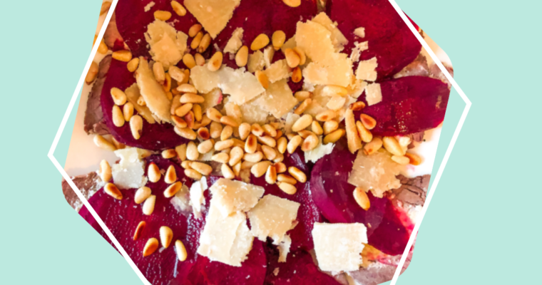 Carpaccio mit Rinderfilet & Roter Beete