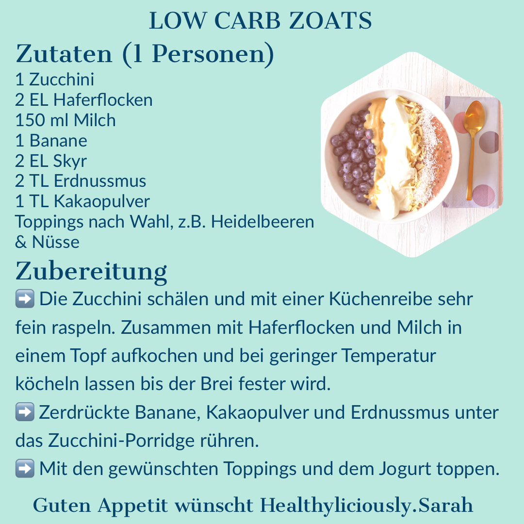 Low Carb Zoats 