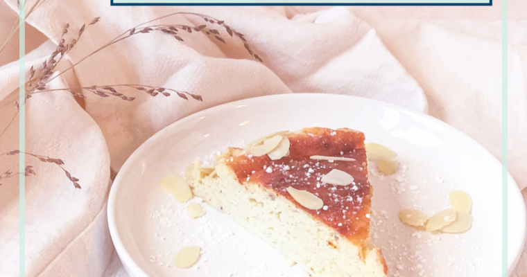 Zitrone-Vanille Kuchen low Carb