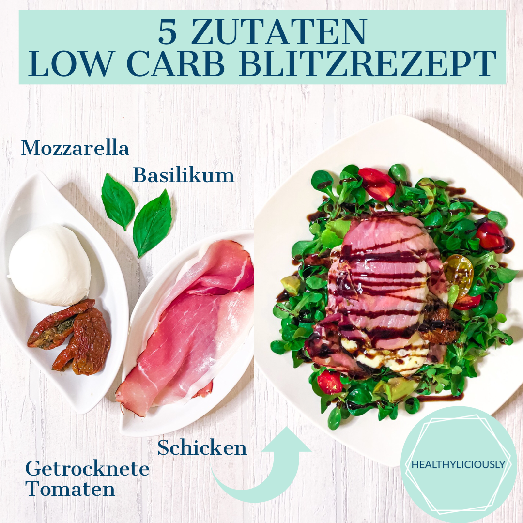 Mozzarella Deluxe auf Salatbett