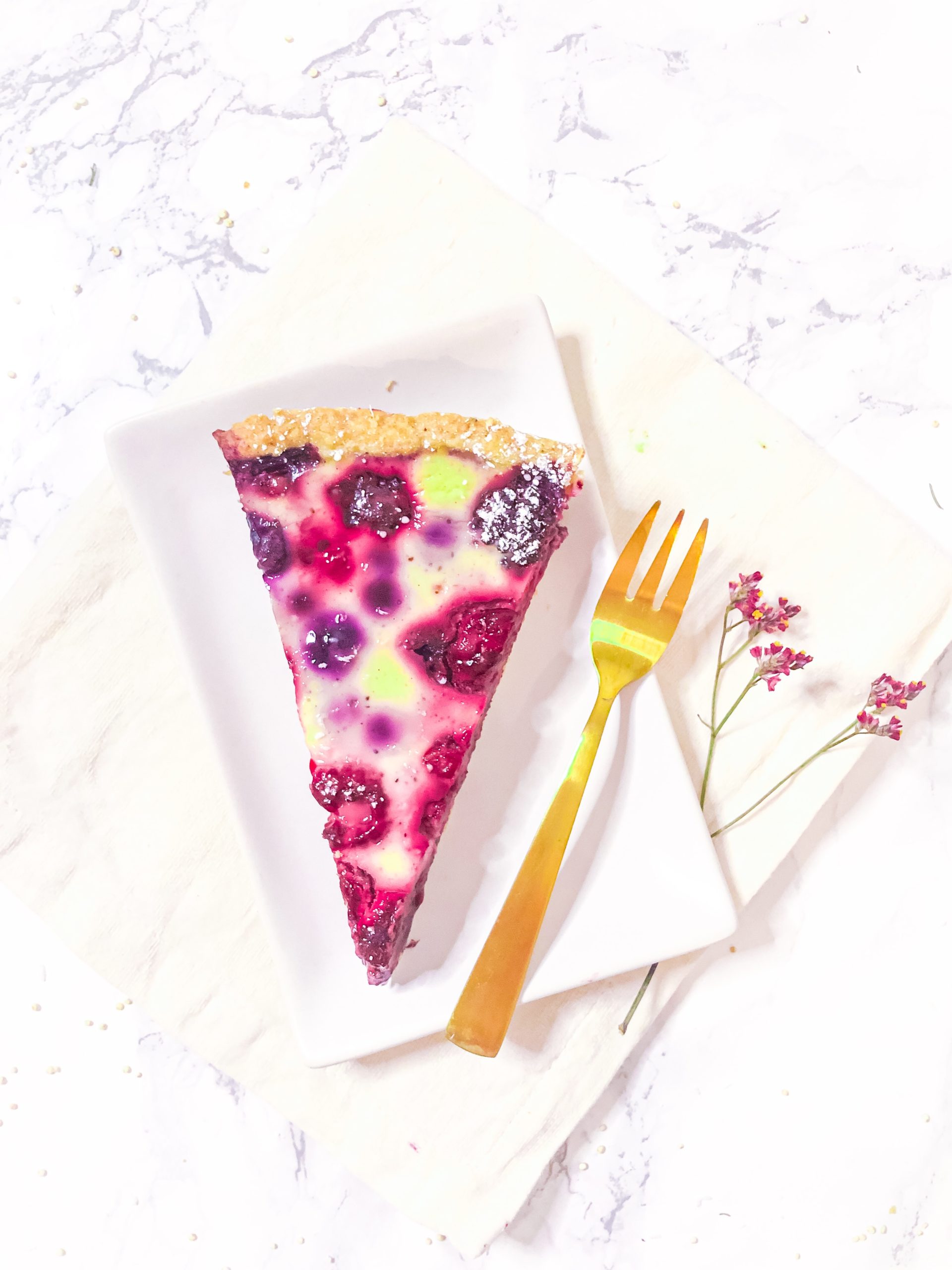 Beeren-Schmand Tarte low Carb