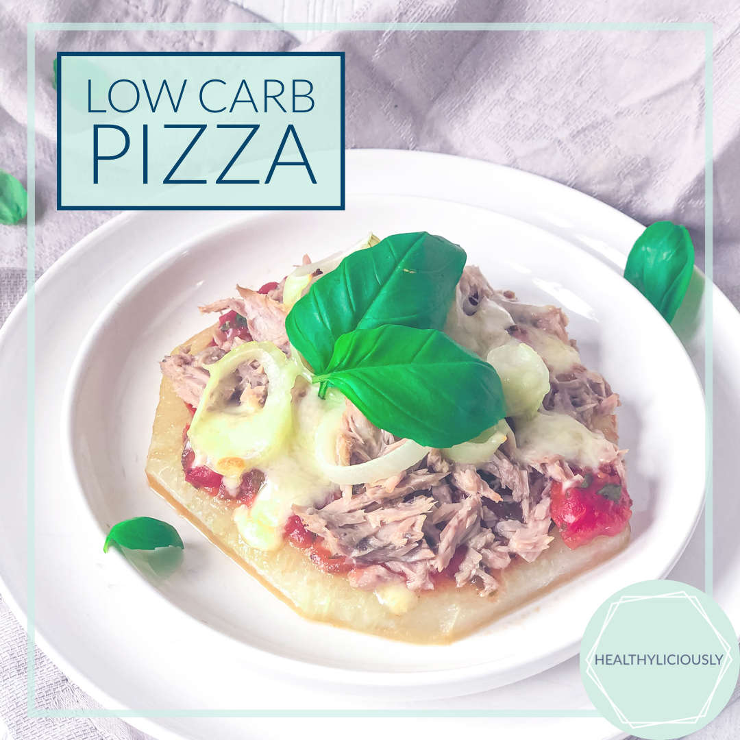 Low Carb Kohlrabi Pizza