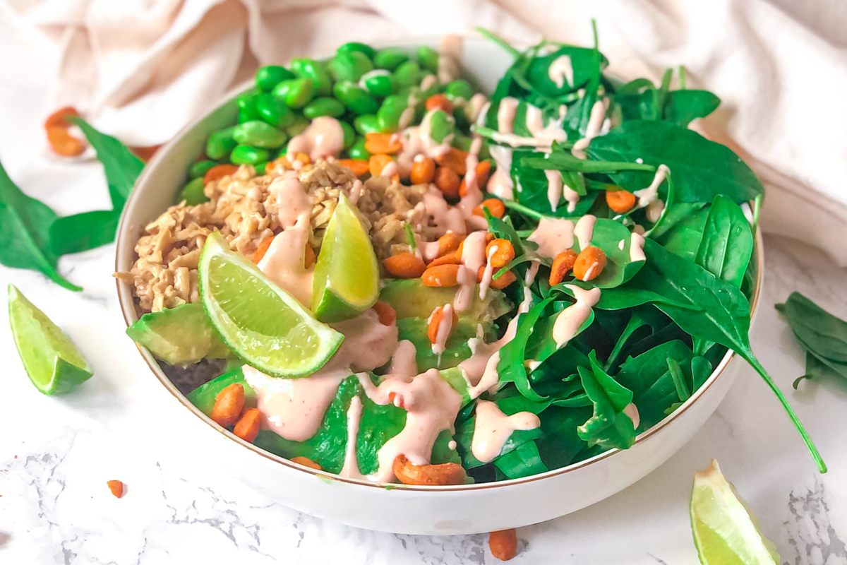 Sweet Tofu Sunshine Bowl