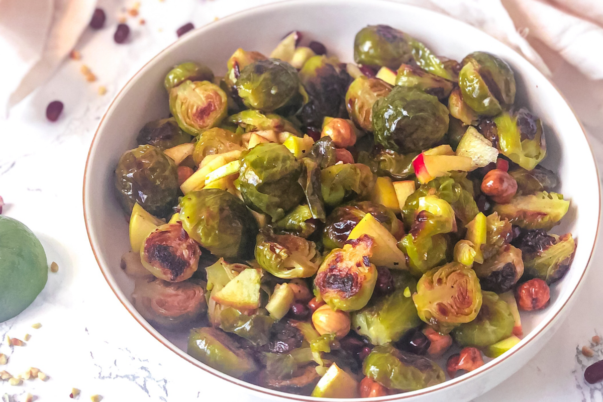 Gerösteter Rosenkohl mit Limetten-Dressing