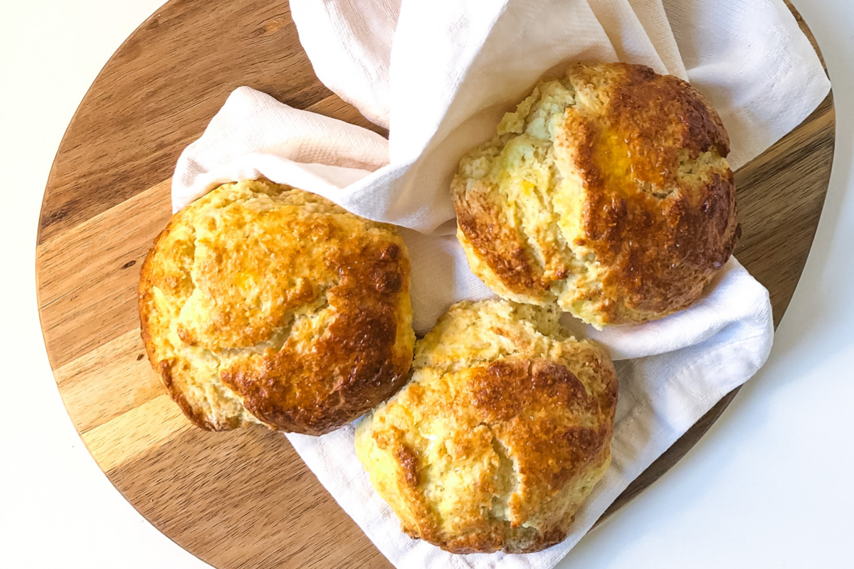 Lemon Scones zuckerfrei