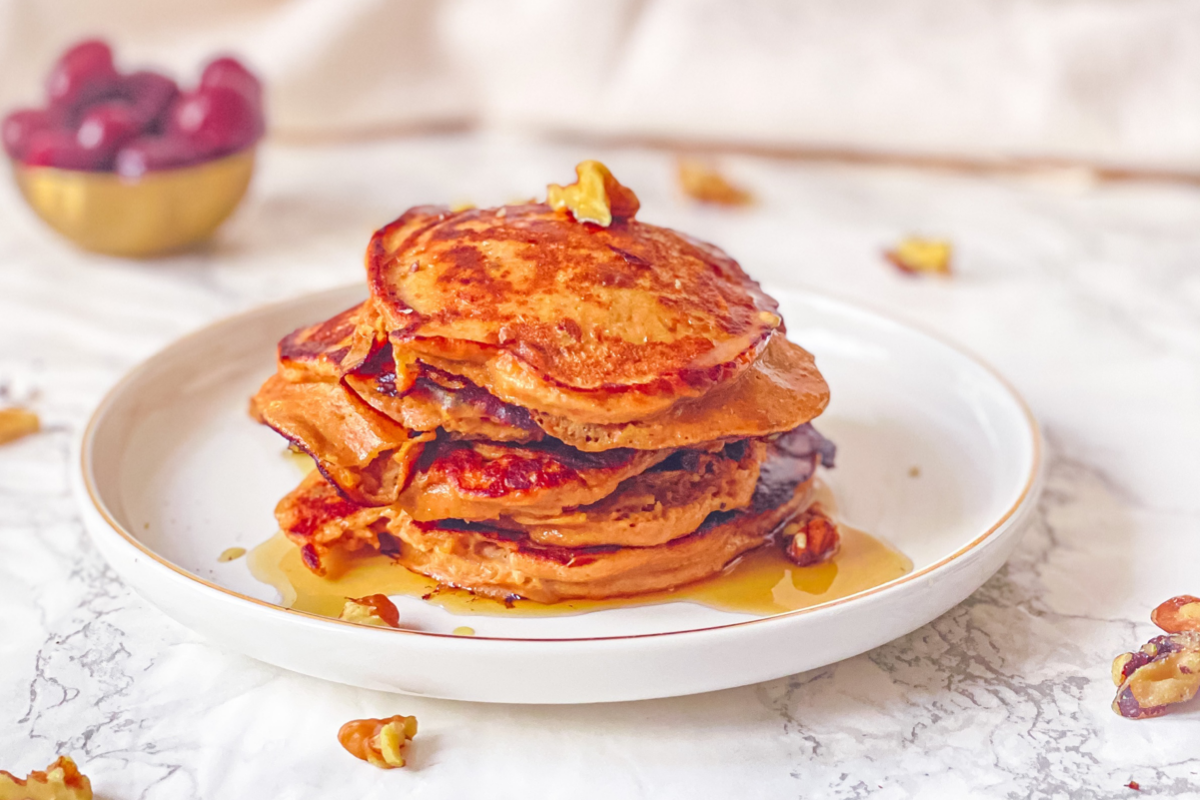 Salted Caramel Pancakes low Carb