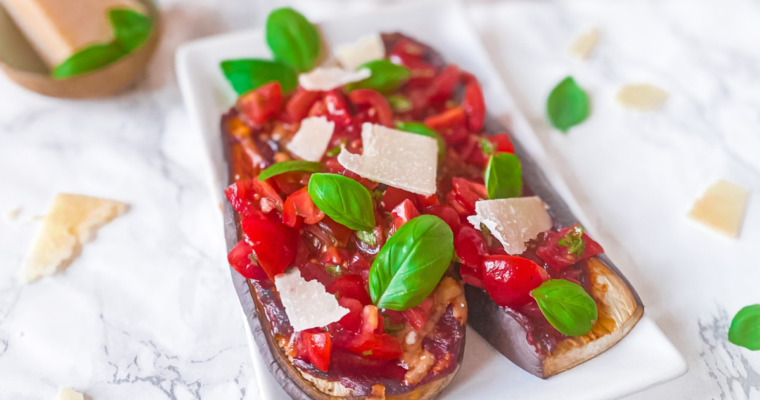 Low Carb Auberginen-Bruschetta