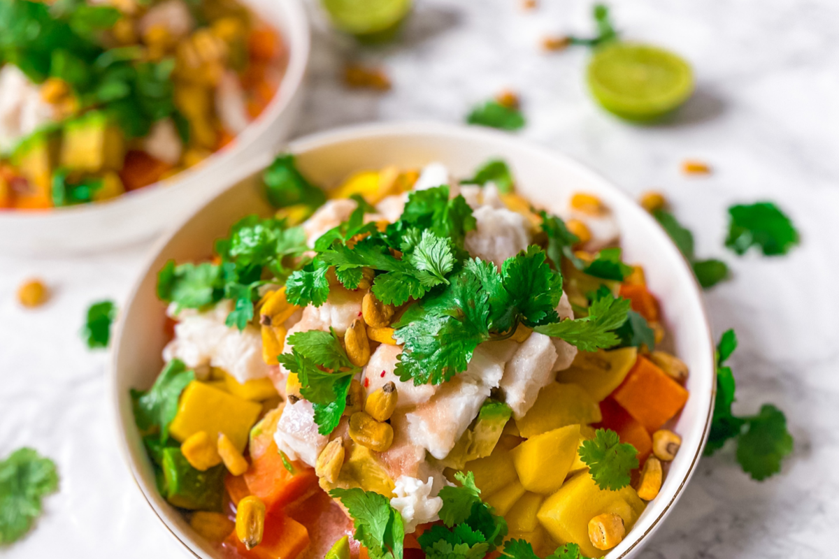 Ceviche mit Mango & Avocado